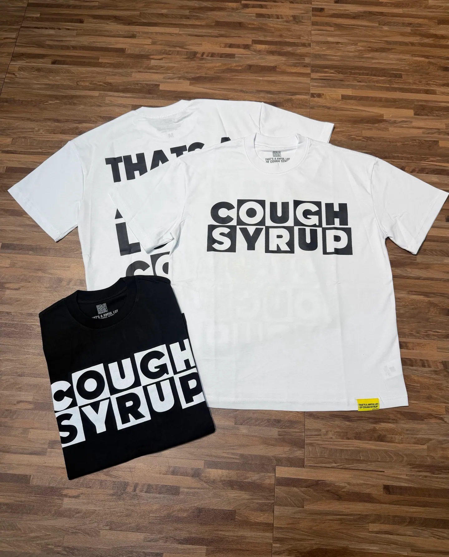 #Black/ ｜ THAT'S A AWFUL LOT OF COUGH SYRUP In Stock T （fabric):32 Sizes（size）：S-M L X L （colour）：、Black/